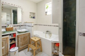 Shower, hair dryer