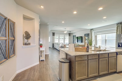 Walk to Brazos County Expo: Elegant Home w/ Grill!