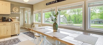 2 Fire Pits & Lake Access: Cozy Mecosta Getaway!