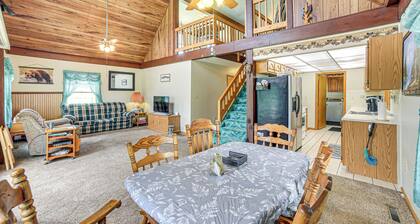 Germfask Home w/ Fire Pit, Grill & Yard Games!