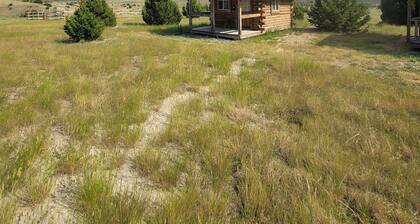 GRIZZLY ROCK RANCH Rustic Tiny Log Cabin Glamping and Horseback Riding Available