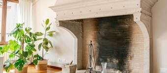 The apartment offers a beautiful view of the city's cathedral domes.