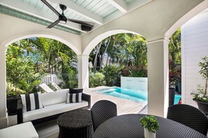 Pool - THREE ARCHES IN PARADISE~ A Mediterranean marvel in a walkable location! (KeyWest)