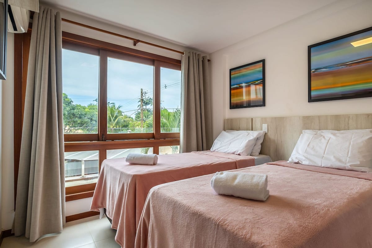 Departamento básico | 2 habitaciones, tabla de planchar con plancha y wifi gratis