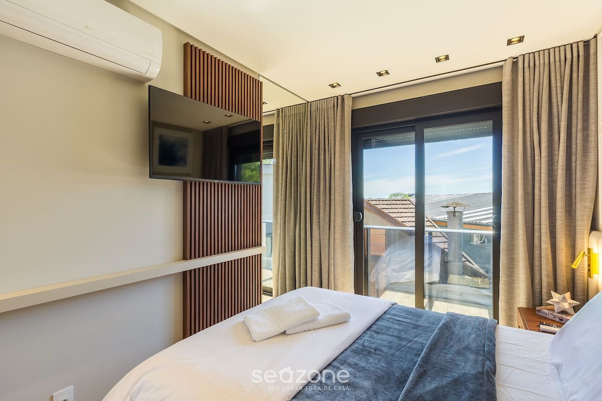 Apartamento básico | 2 quartos, ferros/tábuas de passar roupa, Wi-Fi de cortesia