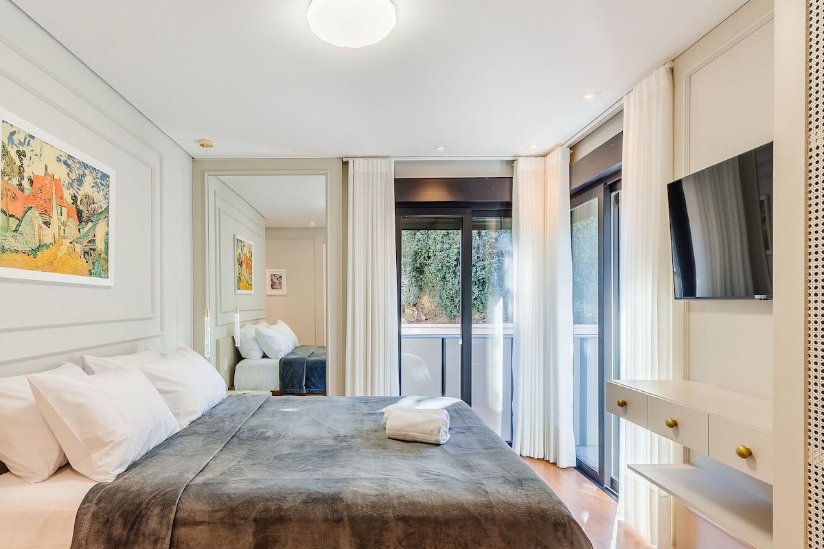 Apartamento | 2 quartos, ferros/tábuas de passar roupa, Wi-Fi de cortesia