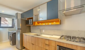 Basic Apartment | Private kitchen | Fridge