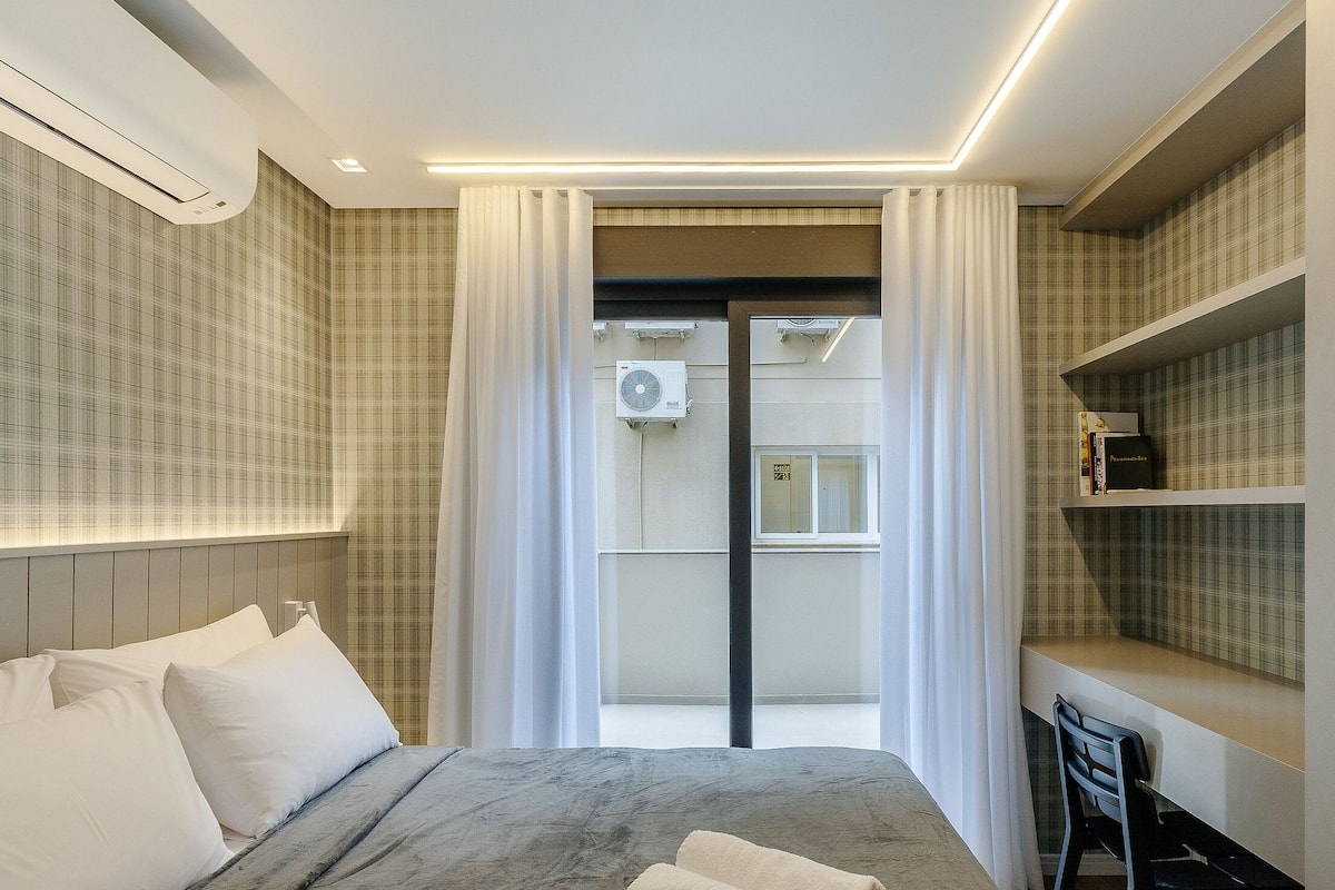 Apartamento | 2 quartos, ferros/tábuas de passar roupa, Wi-Fi de cortesia