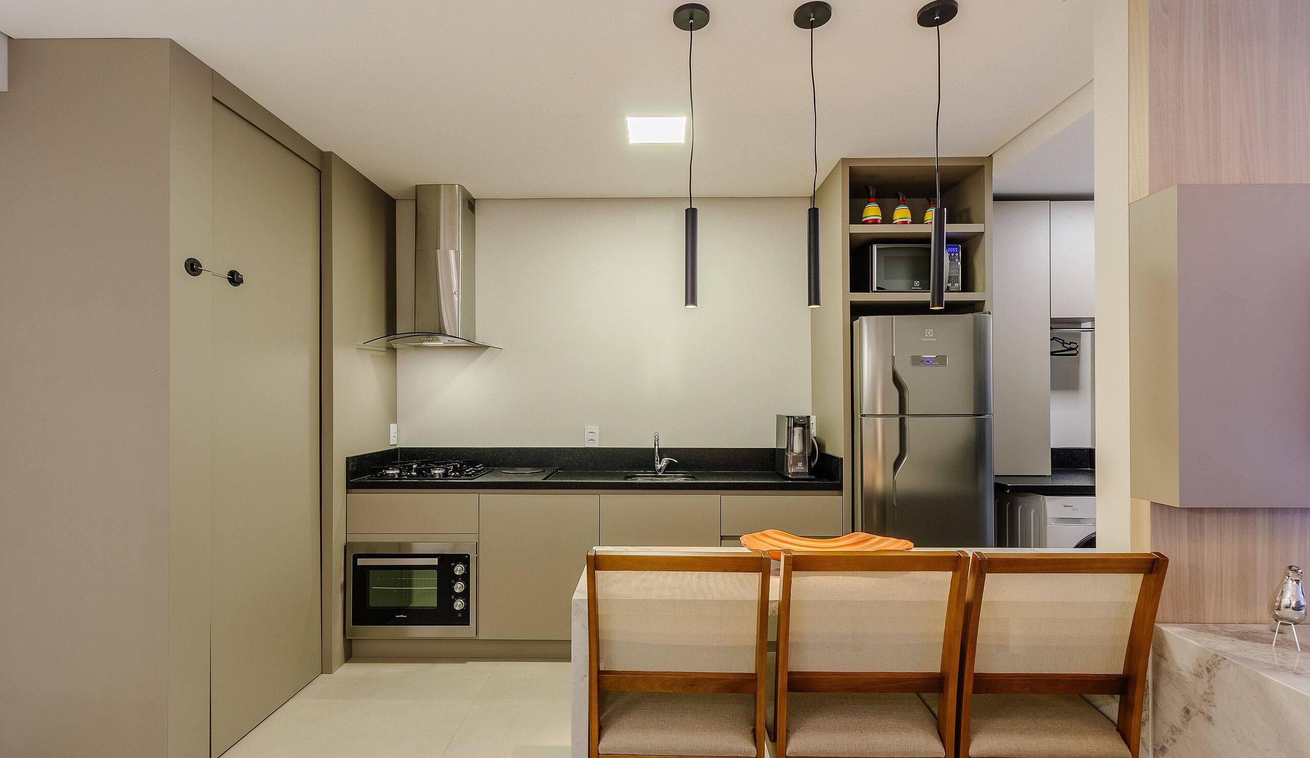 Basic Apartment | Private kitchen | Fridge