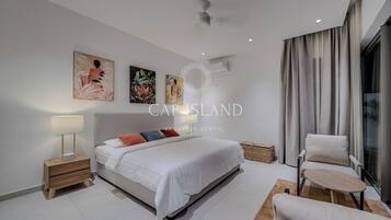 3 habitaciones, tabla de planchar con plancha, cuna de viaje y wifi