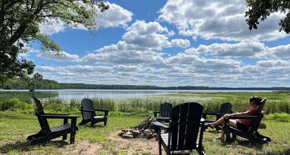 Charming Lakeside Cottage nestled on 40 private, wooded acres on Big Sand Lake