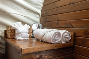 Dusche, Handtücher