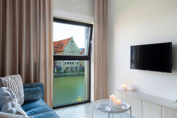 Room - Elite Apartments Riverview Silverstone River View Center (Gdansk)