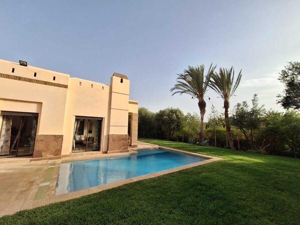 Pool - Villa private heated pool from November 1 to April 15. (Marrakech)