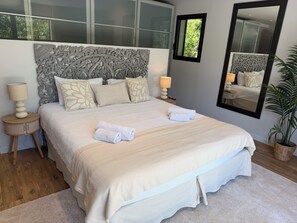 4 bedrooms, iron/ironing board, travel crib, WiFi