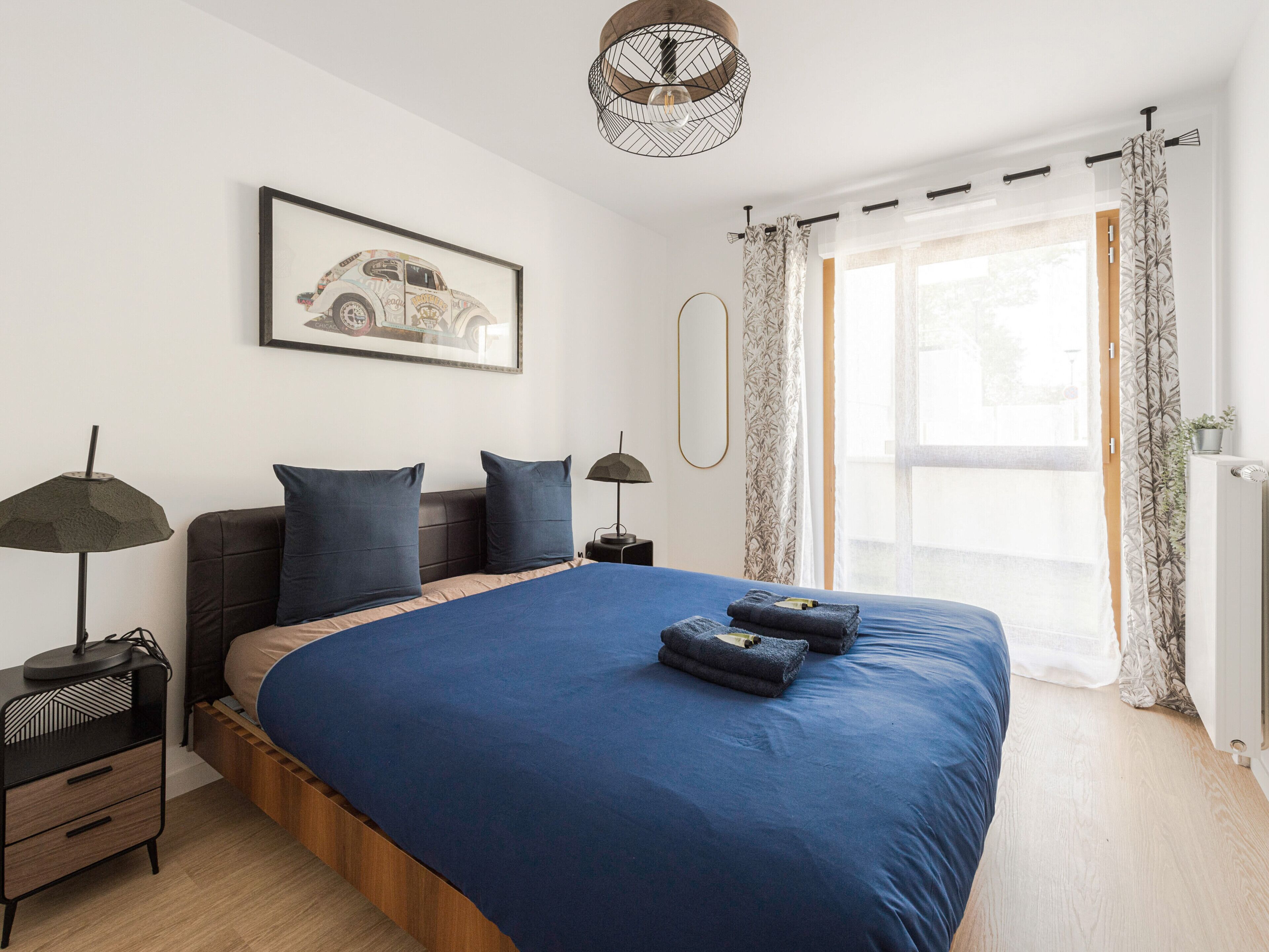 2 chambres, fer et planche à repasser, lit parapluie, Wi-Fi gratuit