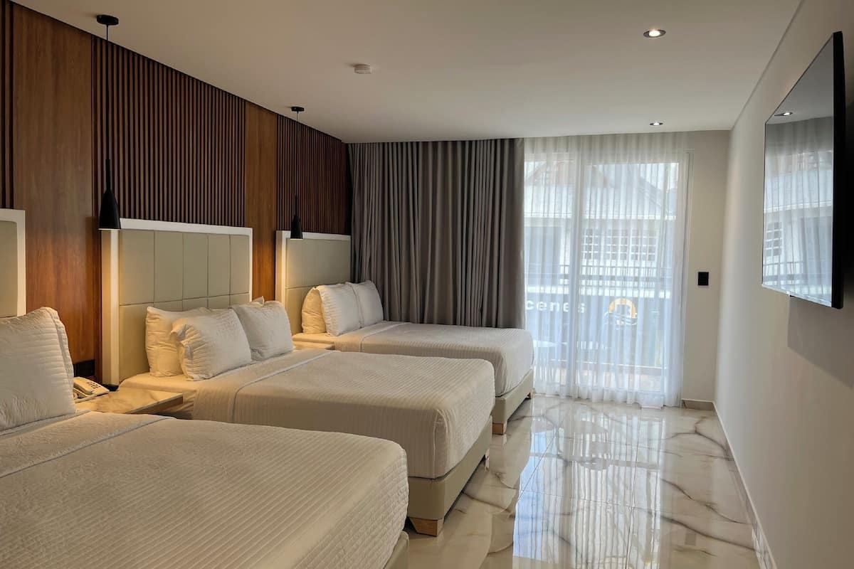 Luxe beddengoed, geluiddichte muren, gratis wifi, beddengoed