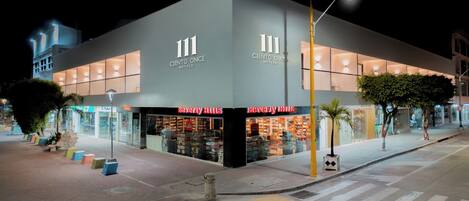 Fassade der Unterkunft