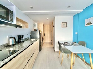 Private kitchen - Apartaestudio de Ensueño en Chapinero (Bogotá)