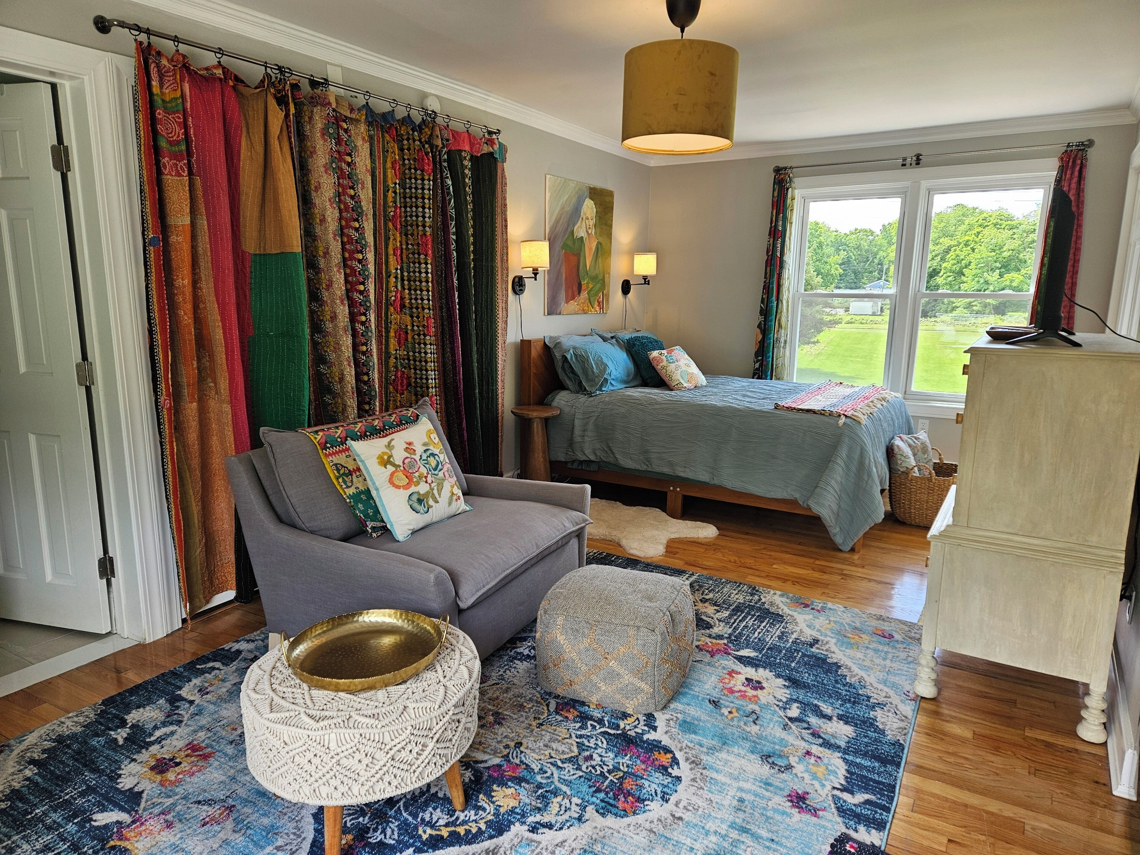 Cozy Private Studio with WiFi, AC in Charming Guilford