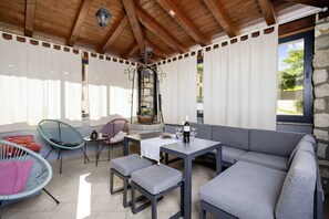 Outdoor dining - Casa Regina in Kršan  - Haus für 6 Personen (Kršan)