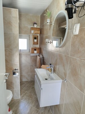 Family House, 2 Bedrooms, Private Pool, Courtyard Area | Bathroom