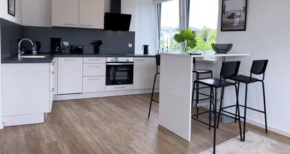 Zentrales Apartment mit Kostenlosem Parkplatz. Haustierfreundlich!