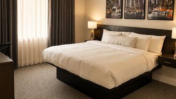 City Studio | Premium bedding, down comforters, memory foam beds, free WiFi