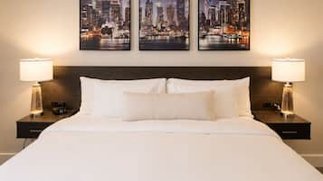 City studio | Luxe beddengoed, donsdekens, bedden met traagschuimmatrassen