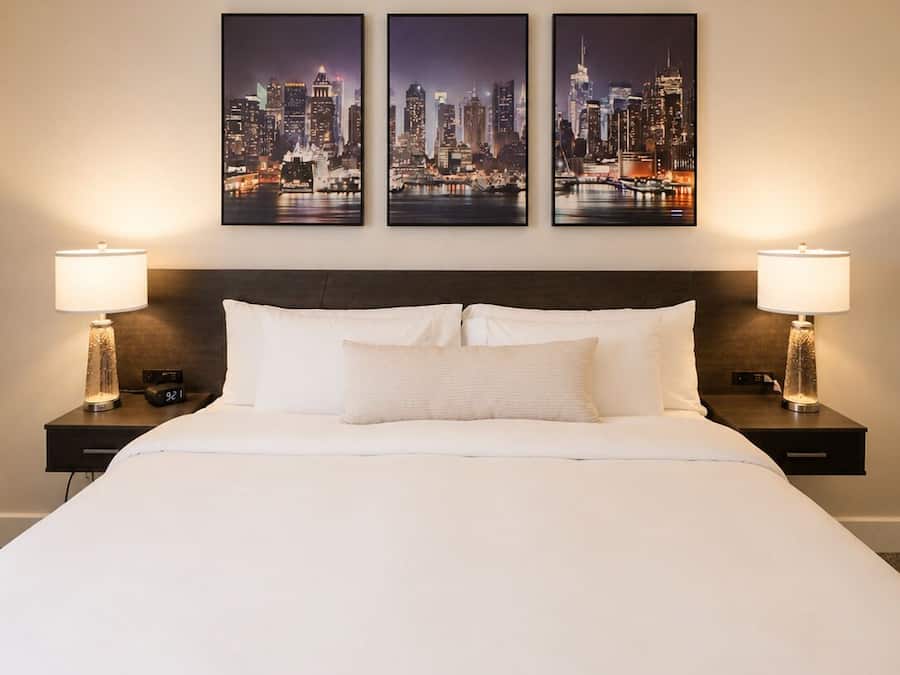 City Studio | Premium bedding, down comforters, memory foam beds, free WiFi