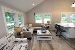 TV connectée, cheminée