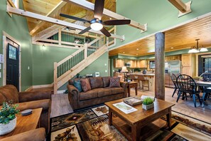 TV connectée, cheminée