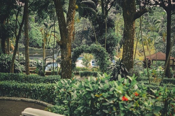 Property grounds - Bungalow With Pool And Free Parking In Nature (Palin)