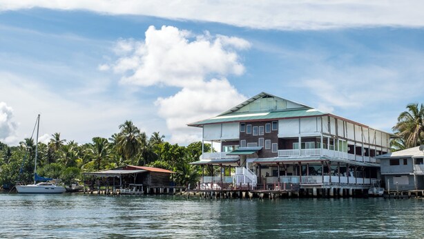 Unclassified image, 1 of 32, button - Los Balcones over the sea (Bocas del Toro)