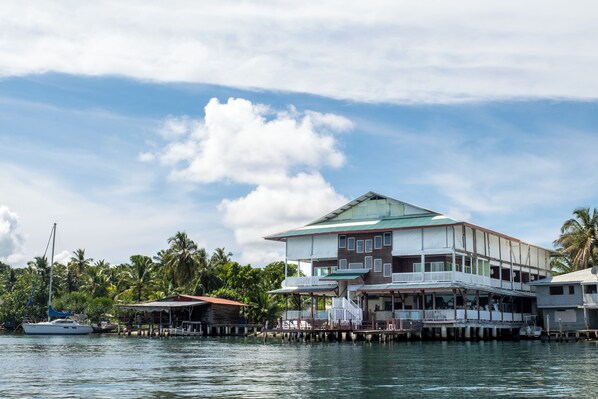 Front of property - Los Balcones over the sea (Bocas del Toro)
