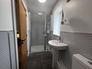 Shower, free toiletries, hair dryer, towels - Cozy Studio Attic Retreat in Bettws Newydd (Usk)