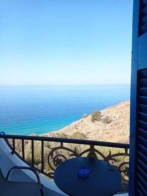 Terrace/patio - Andros Seaview Hotel (Andros)