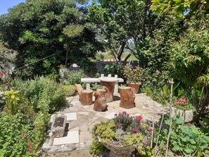 Terrace/patio - Guest House Green Corner Supetarska Draga - Triple Room with Terrace and Sea View (Rab)