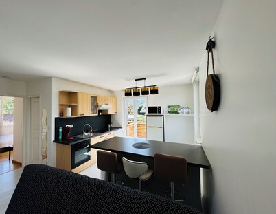 Cocooning apartment 50 m2, terrace 40 m2