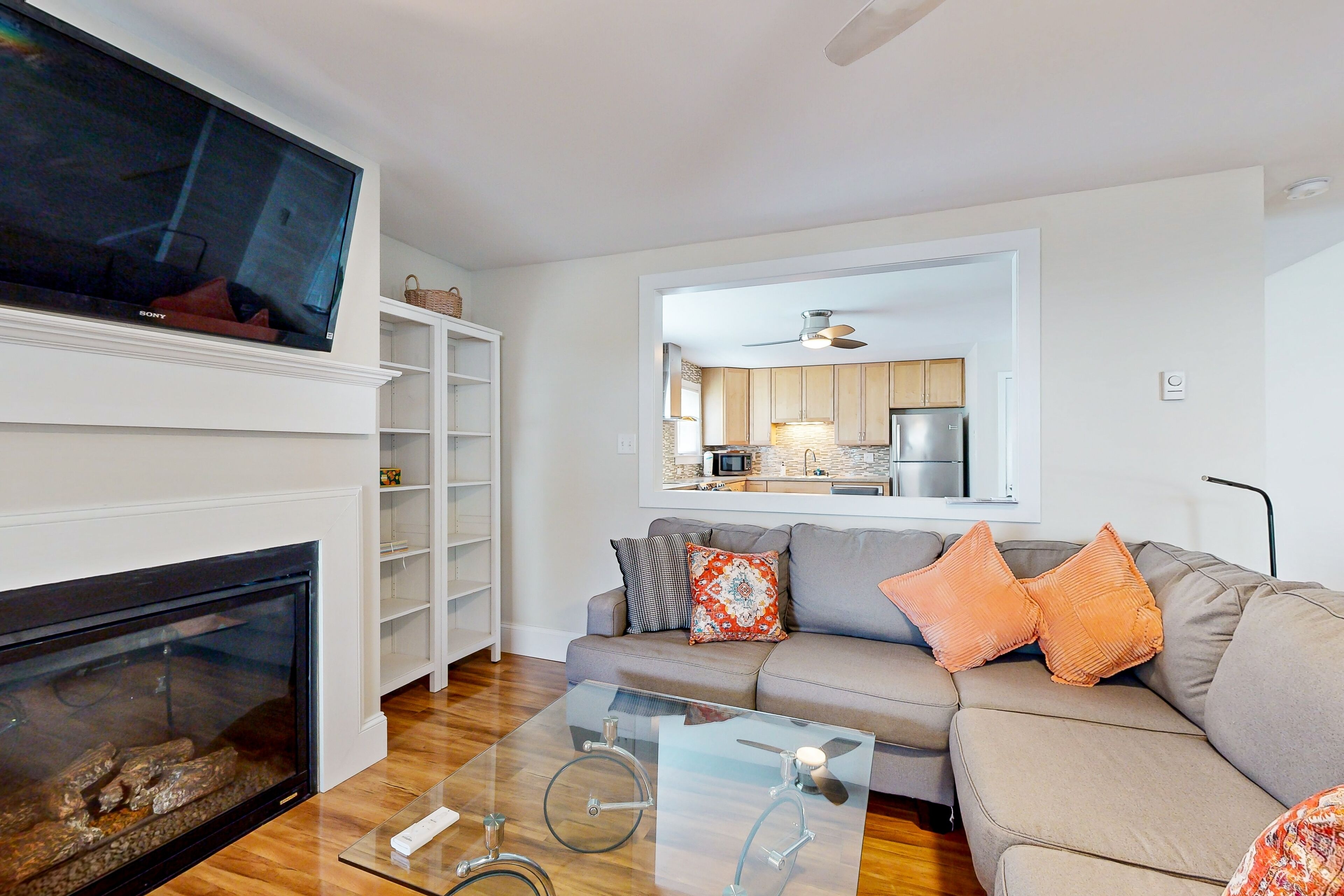 تلفزيون، مدفأة