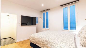 1 chambre, fer et planche Ă  repasser, Wi-Fi, draps fournis