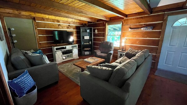 Smart TV, video games, DVD player, books