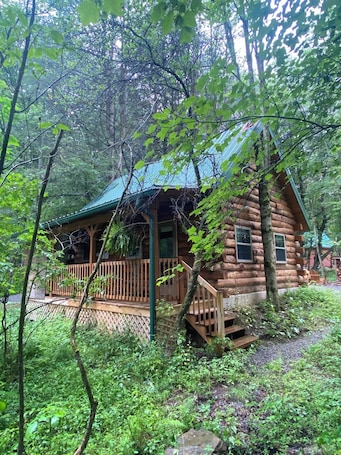 Exterior. Sleepy Bear Log Cabin near Cook Forest State Park
