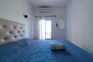 Comfort-lejlighed - flere senge - udsigt til pool | 2 soveværelser, premium-sengetøj, individuel indretning