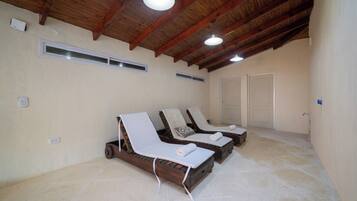 Sauna, hierontapalveluita