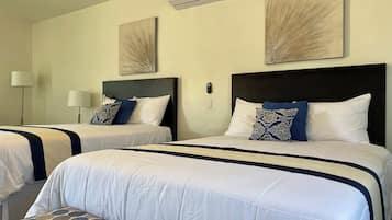 Minibar, blackout curtains, iron/ironing board, free WiFi