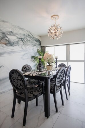 Dining room - New Loft with Valet Parking & Amenities (Mexico City)