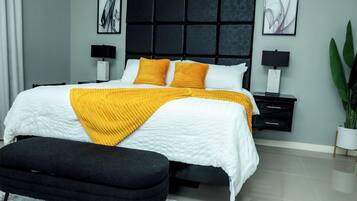 2 bedrooms, in-room safe, iron/ironing board, free WiFi