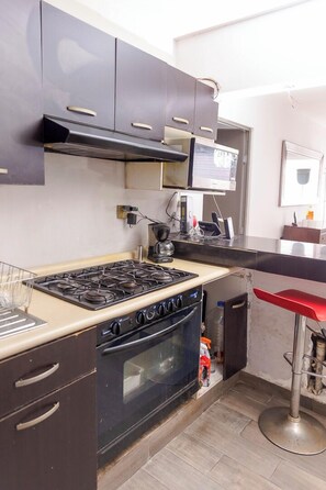 Executive Apartment, 3 Bedrooms | Private kitchen - New Cozy San Pedro Home Patio Work Area (San Pedro Garza García)