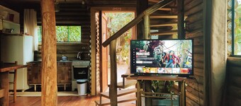 Cabana Americana Estilo Diferenciado e Aconchegante